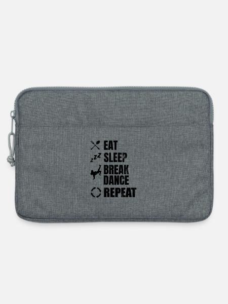 Breakdancer Zeitplan - Laptoptasche 13" - Grau meliert