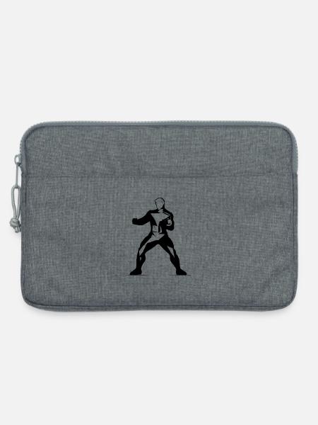 Kickboxen - Laptoptasche 13" - Grau meliert