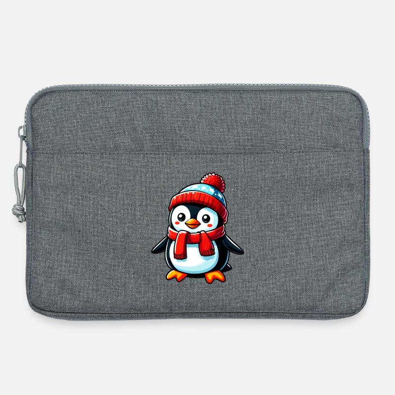 Pinguin - Laptoptasche 13" - Grau meliert