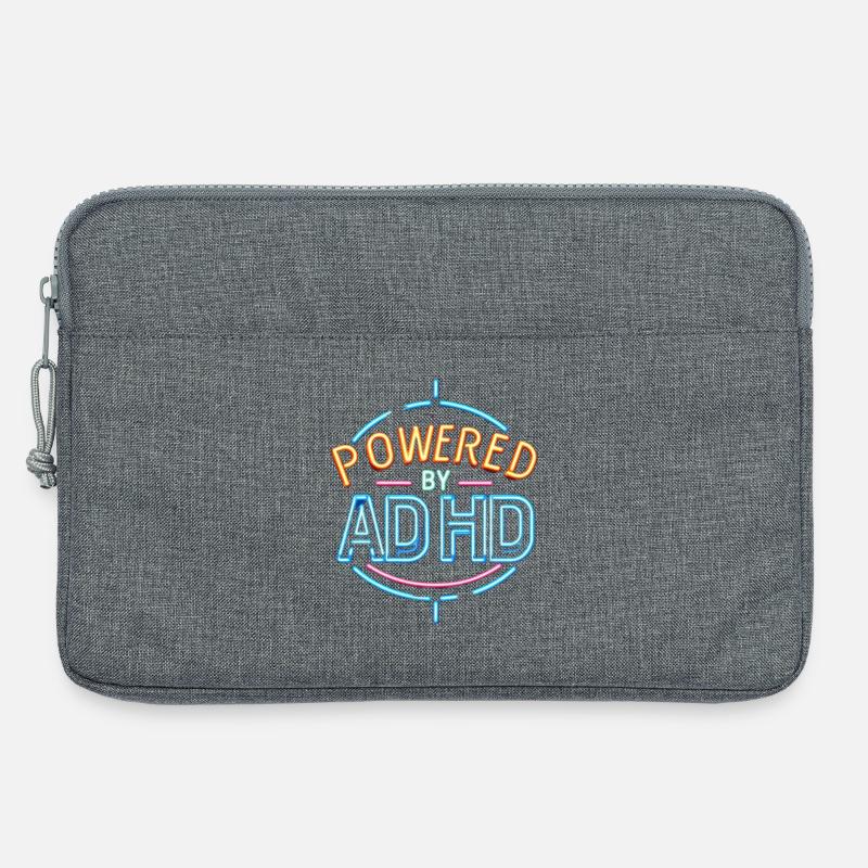 ADHS - Laptoptasche 13" - Grau meliert