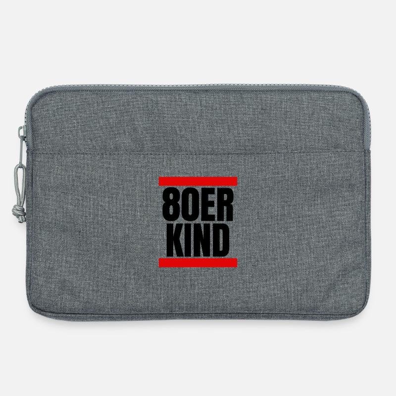 80er Kind - Laptoptasche 13" - Grau meliert