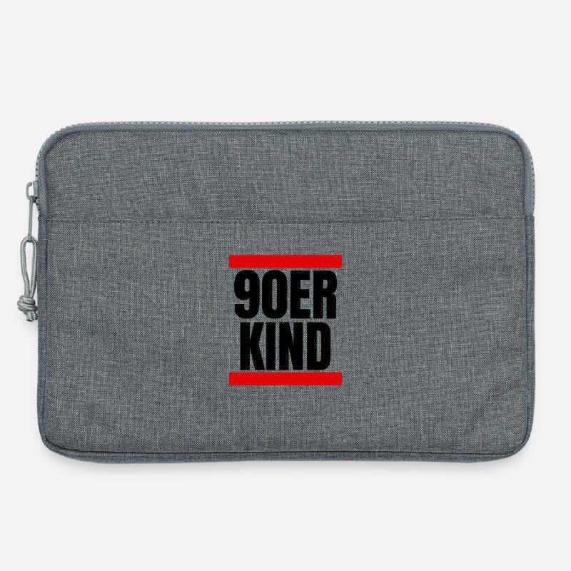 90er Kind - Laptoptasche 13" - Grau meliert