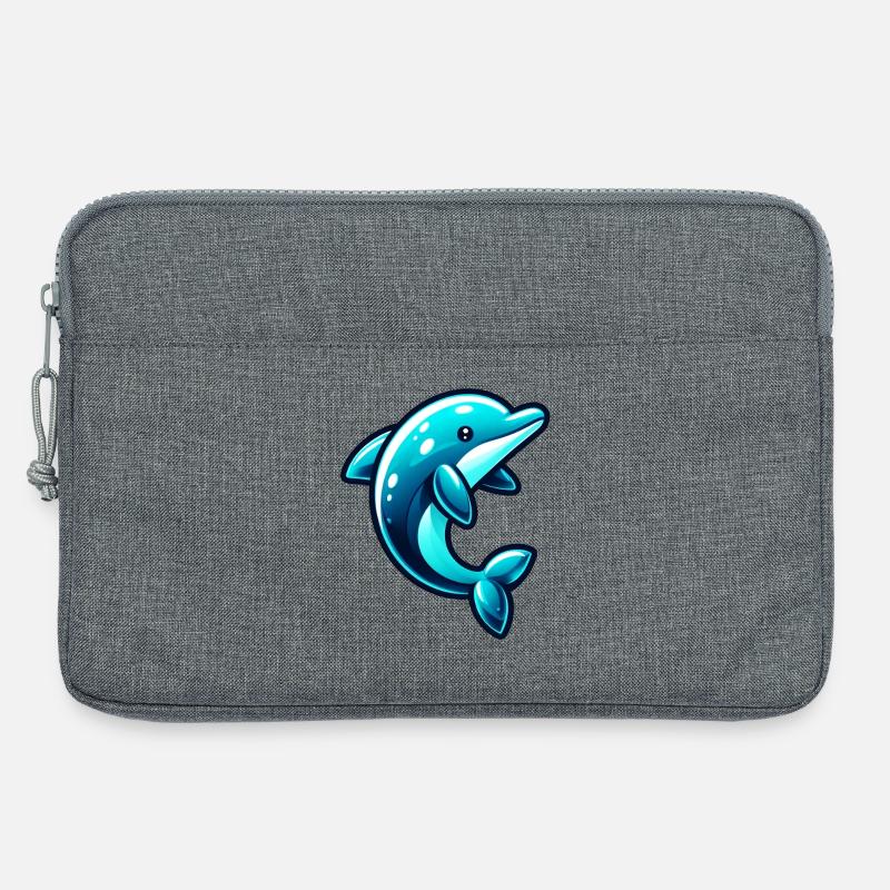 Delfin - Laptoptasche 13" - Grau meliert