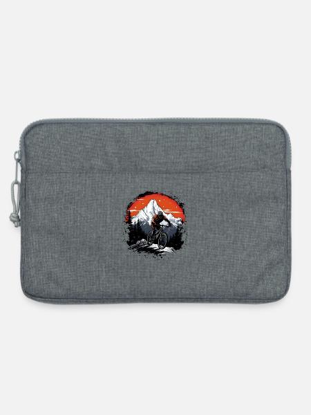 Mountainbiken - Laptoptasche 13" - Grau meliert