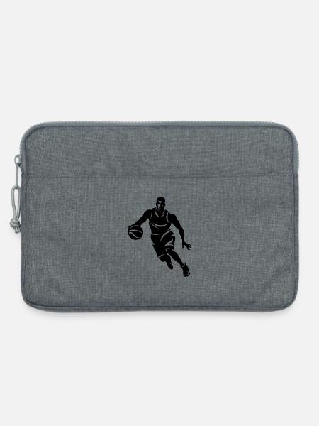 Basketballspieler - Laptoptasche 13" - Grau meliert