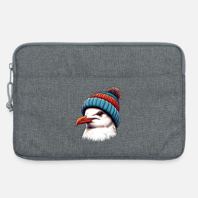 Möwe - Laptoptasche 13" - Grau meliert