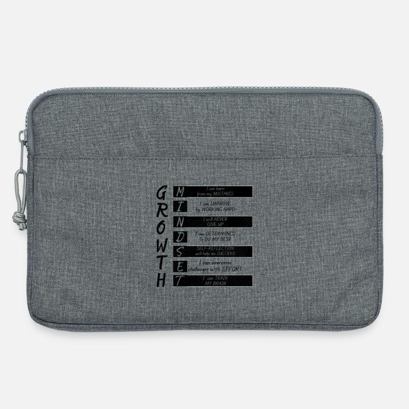 GROWTH MINDEST - Laptop bag 13" - heather grey