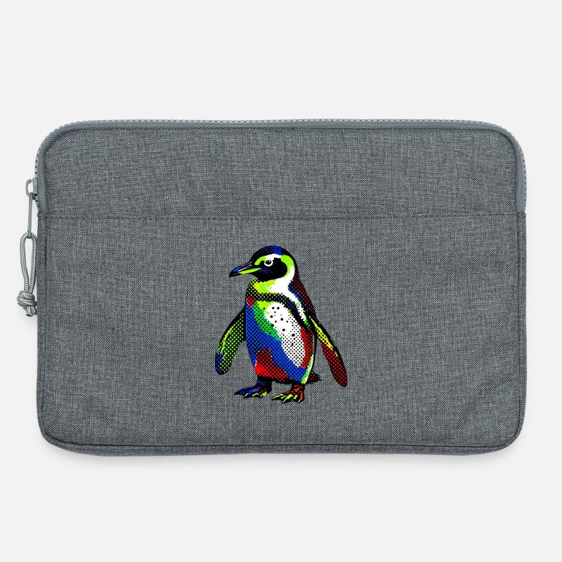 Pinguin - Laptoptasche 13" - Grau meliert