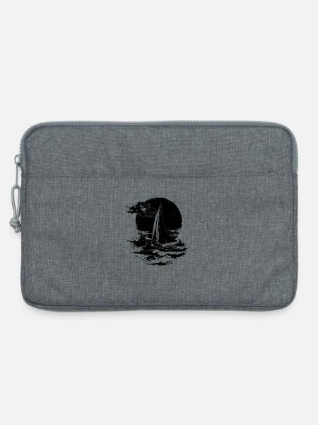 Segeln - Laptoptasche 13" - Grau meliert