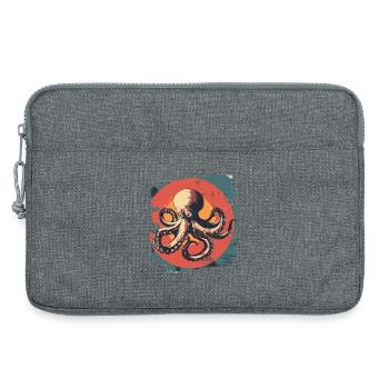 Pieuvre Pieuvre - Sacoche pour ordinateur portable 13 pouces - gris chiné - Devant