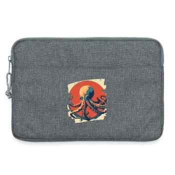 Pieuvre Pieuvre - Sacoche pour ordinateur portable 13 pouces - gris chiné - Devant