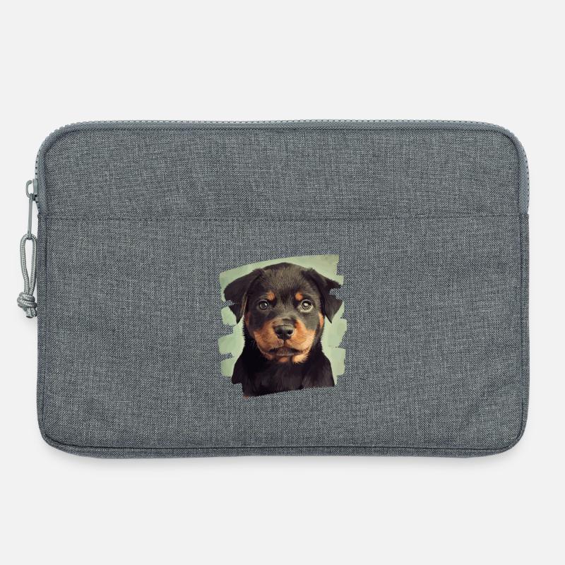 Rottweiler - Laptoptasche 13" - Grau meliert
