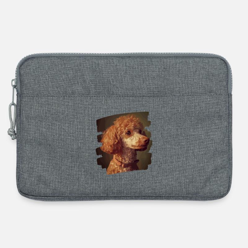 Pudel - Laptoptasche 13" - Grau meliert