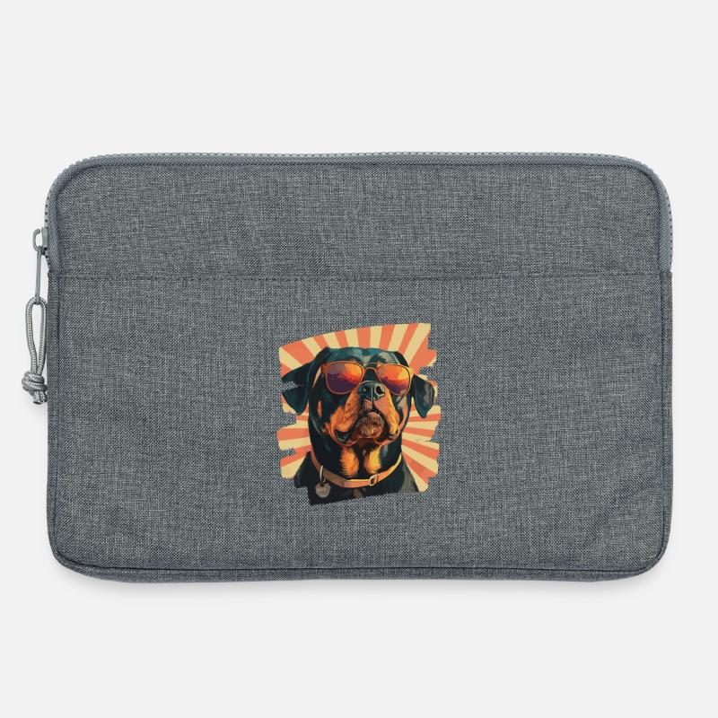 Rottweiler - Laptoptasche 13" - Grau meliert