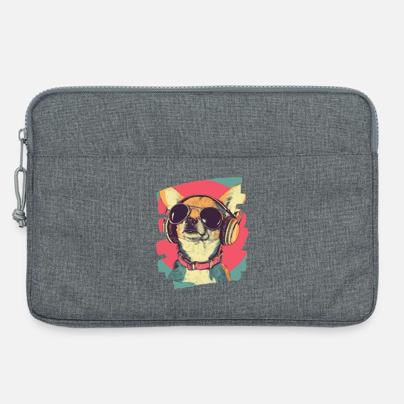 Chihuahua - Laptoptasche 13" - Grau meliert