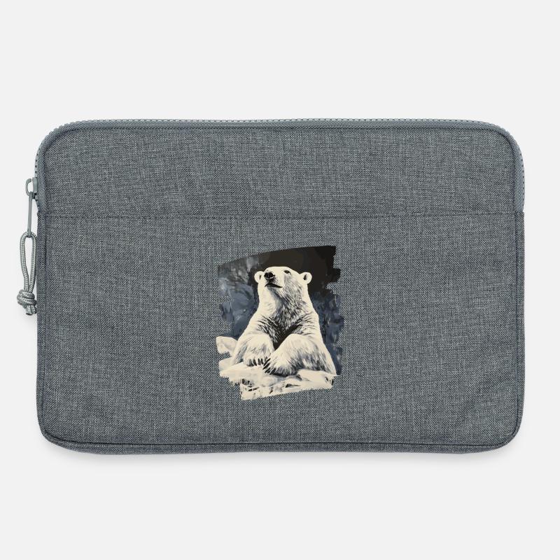 Eisbär - Laptoptasche 13" - Grau meliert