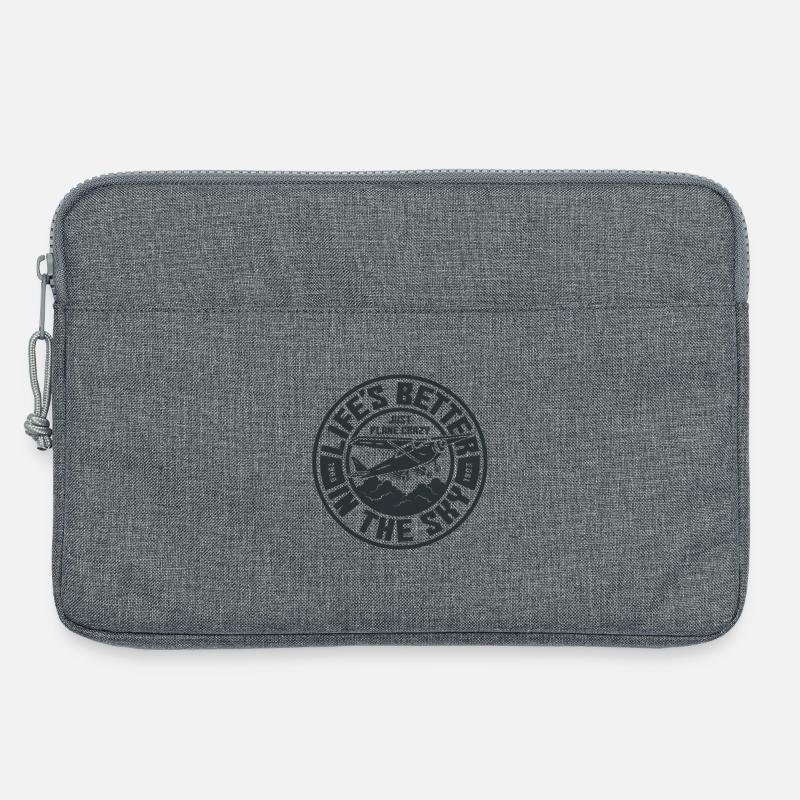 Life is better in the sky - Laptoptasche 13" - Grau meliert