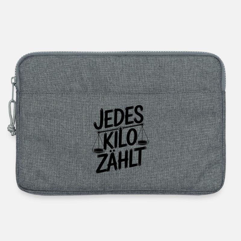 Every kilo counts - Laptop bag 13" - heather grey