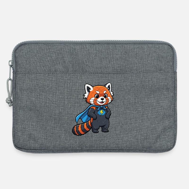 Superheldenkätzchen Design - Laptoptasche 13" - Grau meliert