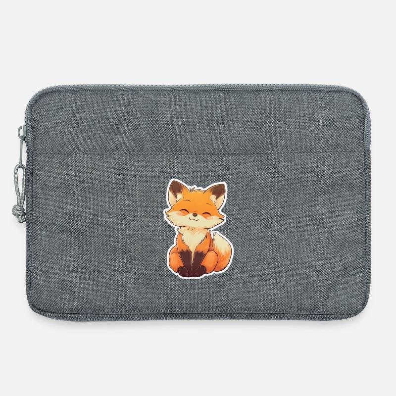 Fuchs - Laptoptasche 13" - Grau meliert