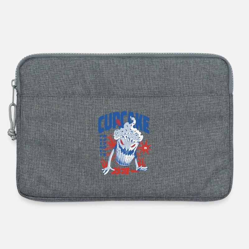 Japanischer Cupcake - Laptoptasche 13" - Grau meliert