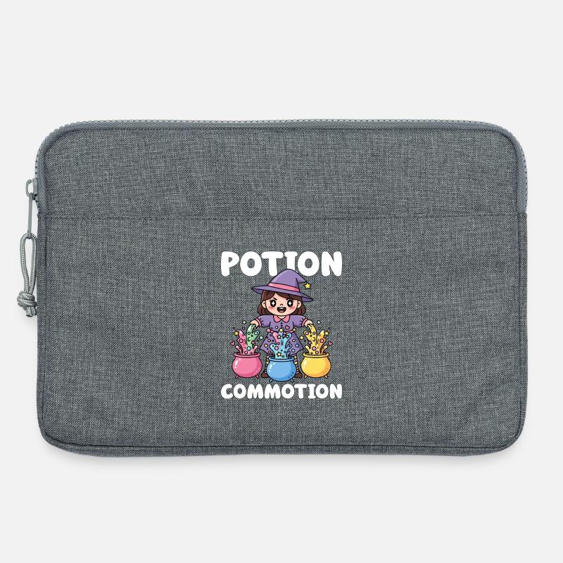 POTION COMMOTION - WITCH HALLOWEEN - Laptop bag 13" - heather grey
