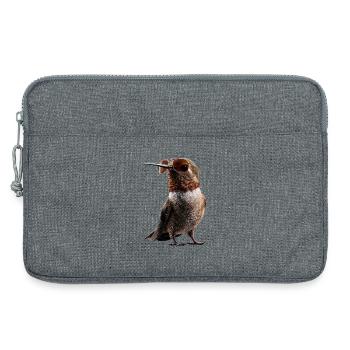 Kolibri Hummingbird Vogel Kolibris Süßer Kolibri - Laptoptasche 13" - Grau meliert - Vorne