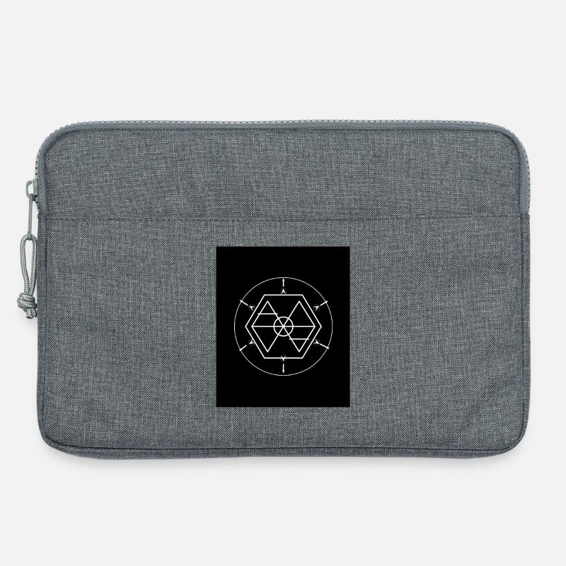 elemental_items all elements symbol. - Laptop bag 13" - heather grey