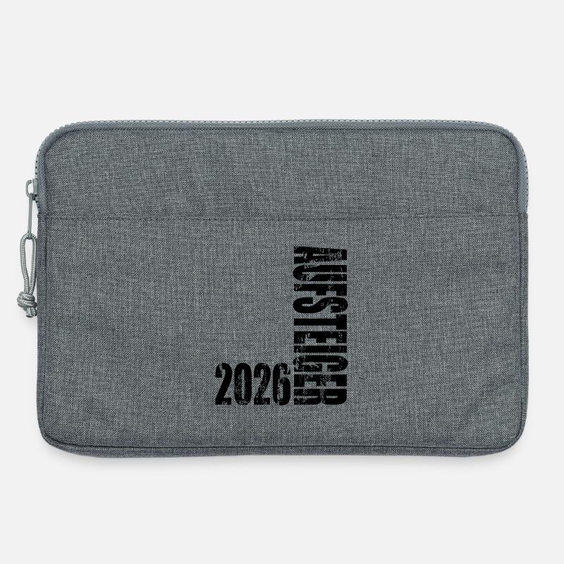 Aufsteiger 2026 Aufstiegstrikot Aufstieg 26 - Laptoptasche 13" - Grau meliert