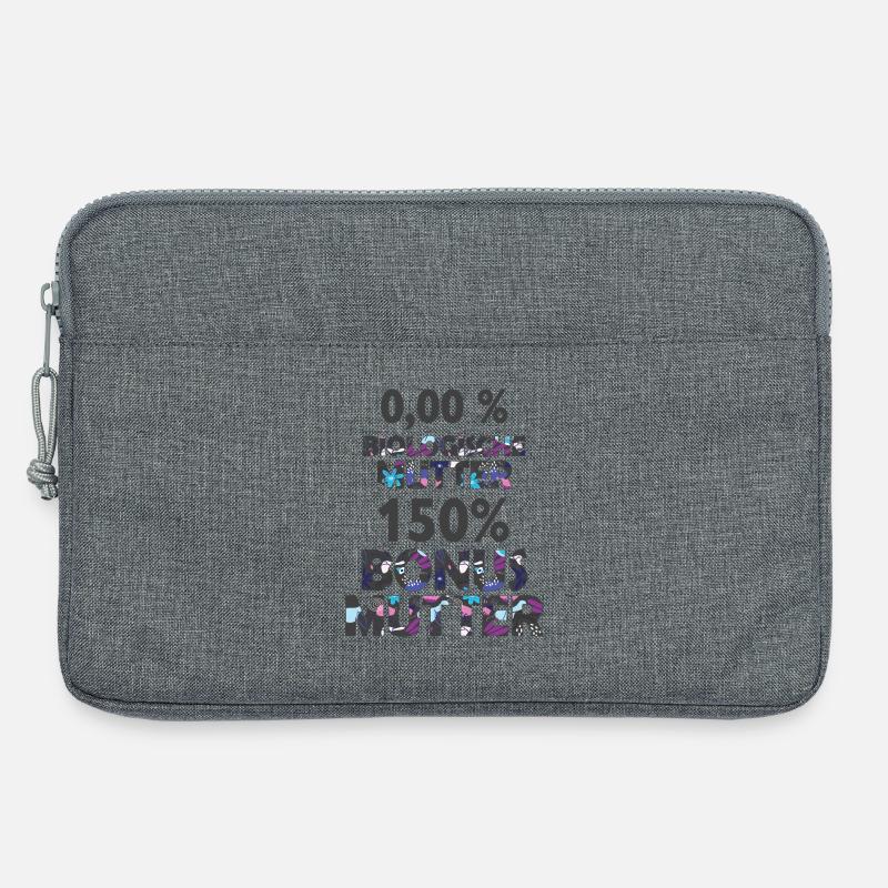 Mutter Mama Bonus Stiefmutter Muttertag Geschenk - Laptoptasche 13" - Grau meliert