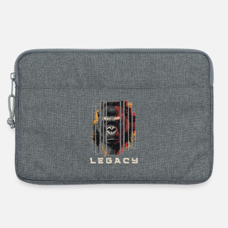 LEGACY - Gorilla Kunst Design - Laptoptasche 13" - Grau meliert