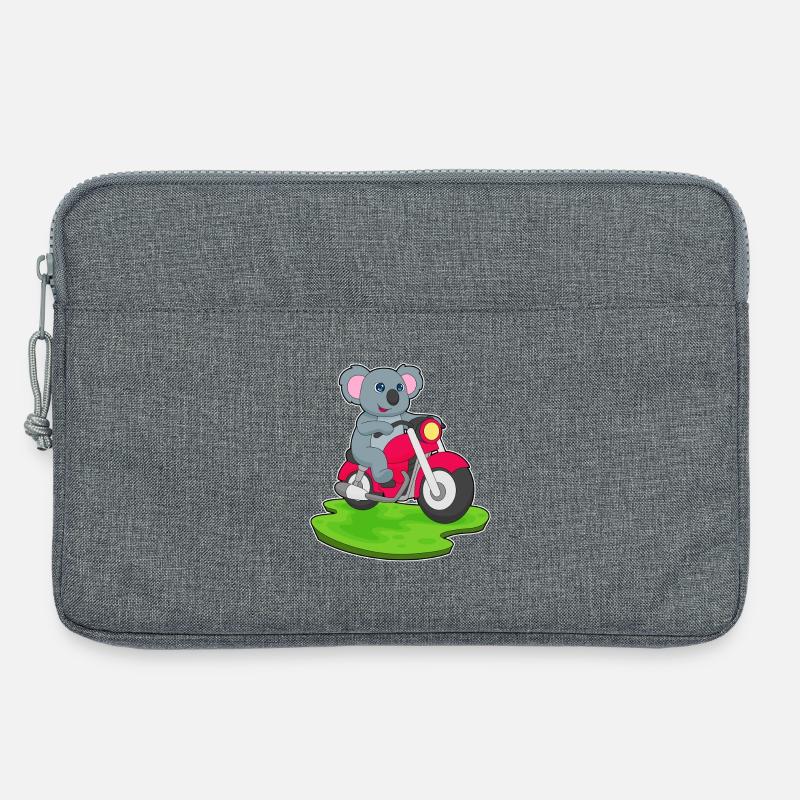 Koala Motorrad - Laptoptasche 13" - Grau meliert