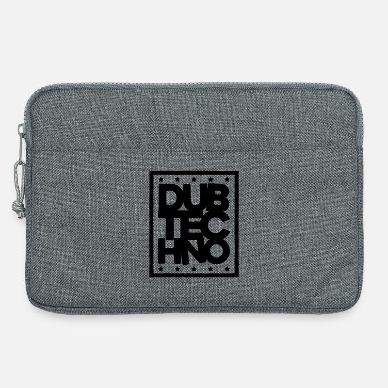 Dub Techno Dark Edition - Laptoptasche 13" - Grau meliert