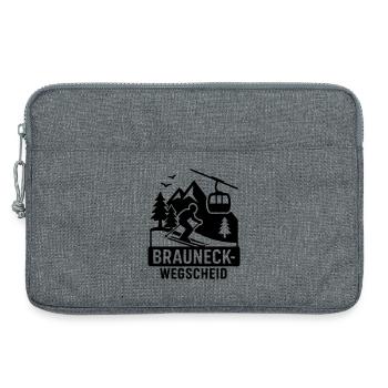 Brauneck Wegscheid Skis - Laptop bag 13" - heather grey - Front