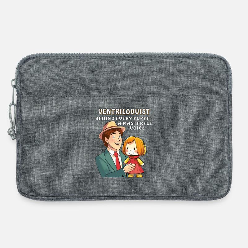 BAUCHREDNER BEHIND EVERY PUPPET A MASTERFUL VO - Laptoptasche 13" - Grau meliert