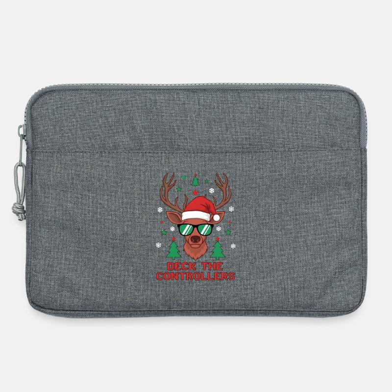 Deck die Controller Rentiere - Laptoptasche 13" - Grau meliert