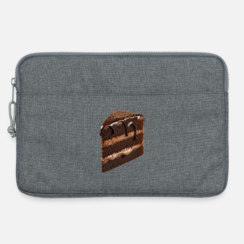 Kuchen - Laptoptasche 13" - Grau meliert
