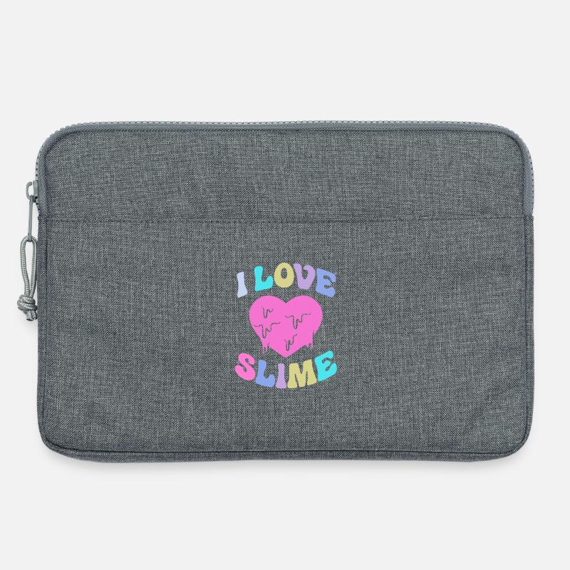 Slime Schleim Schleimig - Laptoptasche 13" - Grau meliert