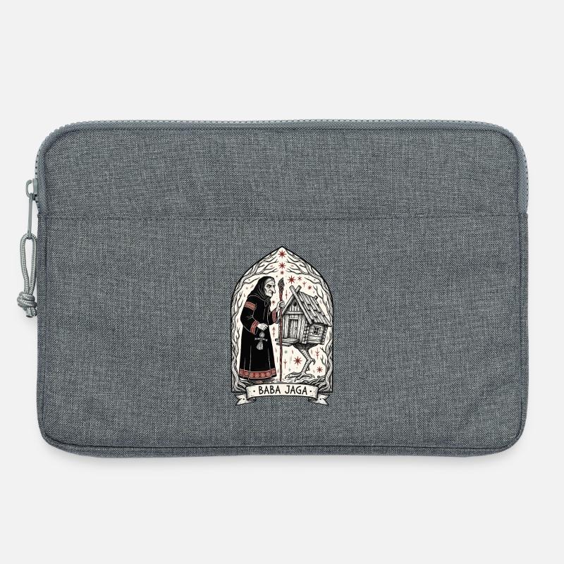 Baba Yaga Dunkle Slawische Hexenkunst - Laptoptasche 13" - Grau meliert