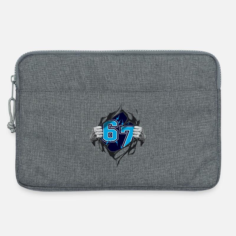 67 - Laptoptasche 13" - Grau meliert