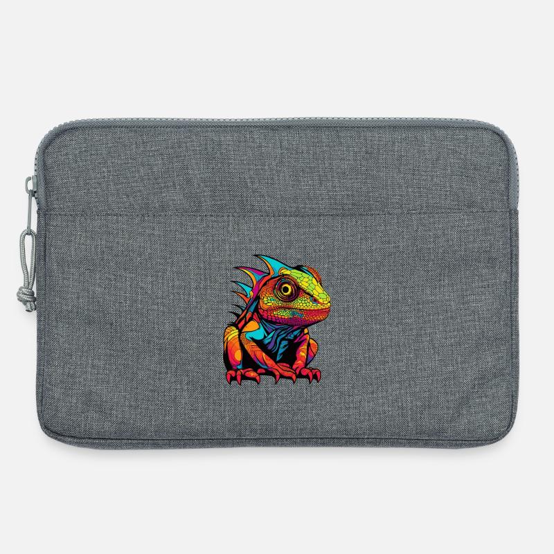Leguan Comic Tier - Laptoptasche 13" - Grau meliert