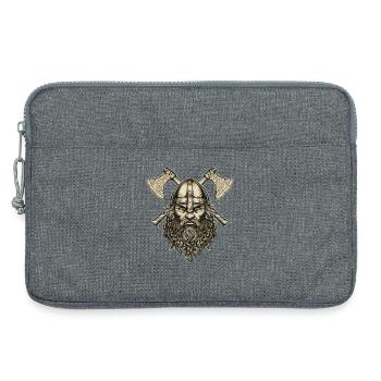 Viking Viking Legend Sailor Odin Raven Fighter - Laptop bag 13" - heather grey - Front