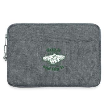 Pack es und reiß es Disc Golf Flying Disc - Laptoptasche 13" - Grau meliert - Vorne