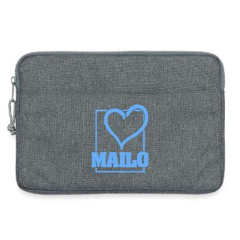 Bachelor Mailo - Laptop bag 13" - heather grey - Front