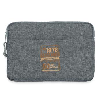 50 Years Vintage Legends 1976 Retro Modern - Laptop bag 13" - heather grey - Front