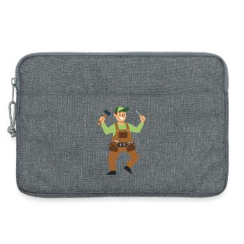 Working Hero Craftsman - Laptop bag 13" - heather grey - Front