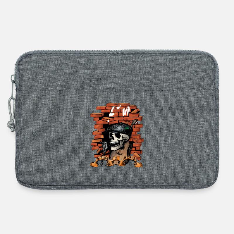 Upload_Logo - Laptoptasche 13" - Grau meliert