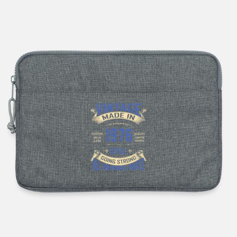 Vintage 1976 läuft immer noch stark - Laptoptasche 13" - Grau meliert