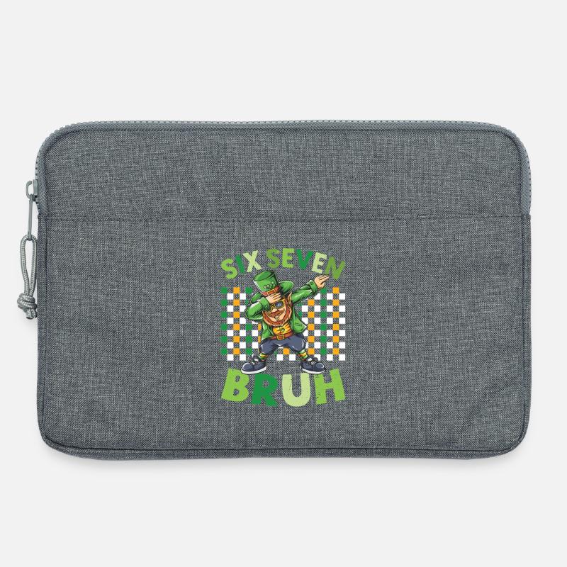 Kobold St. Patrick's Day - Laptoptasche 13" - Grau meliert