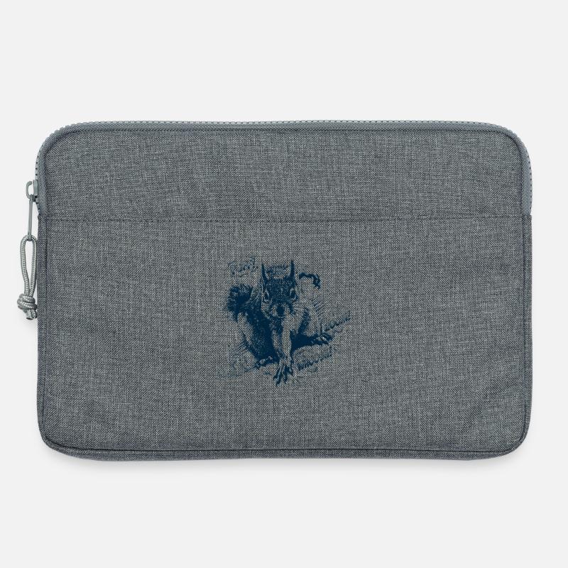 Eichhörnchen Superhero - Laptoptasche 13" - Grau meliert